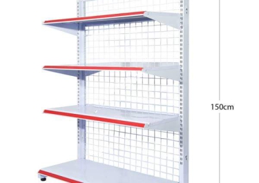 Kệ siêu thị đơn lưới 150cm x 120cm